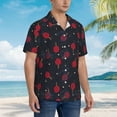 thumbnail image 5 of Daiia Ping Pong Hawaiian Shirt for Men Gentle Cotton Regular Short Sleeve Casual-3X-Large, 5 of 9