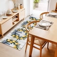thumbnail image 2 of 2x6ft Area Rug,Summer Lemon Garland Checkered Bow Washable Large Rugs Soft Non-Slip Floor Rug Farmhouse Wood Grain Non-Shedding Indoor Carpets for Living Room Bedroom Home Office Nursery, 2 of 9