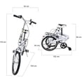 thumbnail image 2 of Bicicleta Plegable Centurfit Retro Vintage R20 Vbrake, 2 of 4