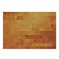 thumbnail image 1 of Orange Cutting Board, Triangle Mosaic Shapes and Patterns with Abstract Digital Pixel Like Effect Print, Decorative Tempered Glass Cutting and Serving Board, Small Size, Burnt Orange, by Ambesonne, 1 of 1