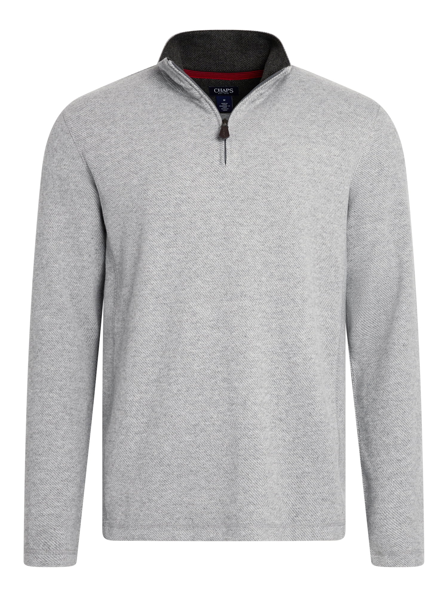 Chaps Men's & Big Men's Woodland Quarter Zip Sweater, Sizes S-2XL