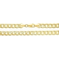 thumbnail image 4 of Floreo 10k Yellow Gold 9mm Hollow Cuban Curb Link Bracelet - 8 Inch, 4 of 5