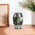thumbnail image 7 of JAGASY Dragonfly Small Memorial Urn for Girl, Green Mini Urn for Ashes Adult Male & Female, Purple Butterfly Flowers Decorative Urns for Human Ashes Keepsake, Tiny Cremation Urns for Boy, (3 Inch), 7 of 7