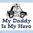 thumbnail image 2 of CafePress - My Daddy Is My Hero (Policema Infant Bodysuit - Baby Light Bodysuit, Size Newborn - 24 Months, 2 of 4