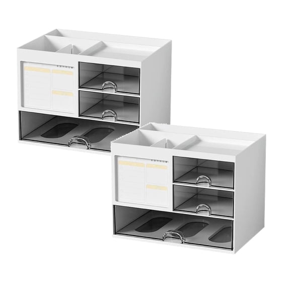 Clearance Rack under $20 Desk Organizer Multi Functional Pencil Pen Holder For Desk Desk Organizers And Storage With Compartments Desktop Organizer For Home Art