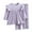 Purple, variant on Huowey Kids Girls Soft Comfy Long Sleeve Solid Color Sleepwear Spring Summer Pajamas 2Pcs Set Trendy Pjs, 7-8 Years