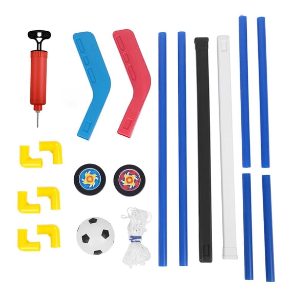 Juego de juguetes de hockey para niños, deportes para niños, hockey sobre hielo, juego de juguetes de hockey para niños, portería de fútbol deportiva para niños, rendimiento sólido