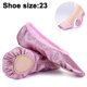 thumbnail image 1 of Zapatos de punta de ballet, zapatos de bailarina con cinta para niñas y mujeres con almohadillas para los dedos, 1 of 2