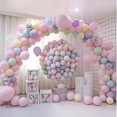 thumbnail image 3 of 100 Pcs 5 Inches Balloon Colorful Macaron Belon For Birthday Party Wedding, 3 of 5