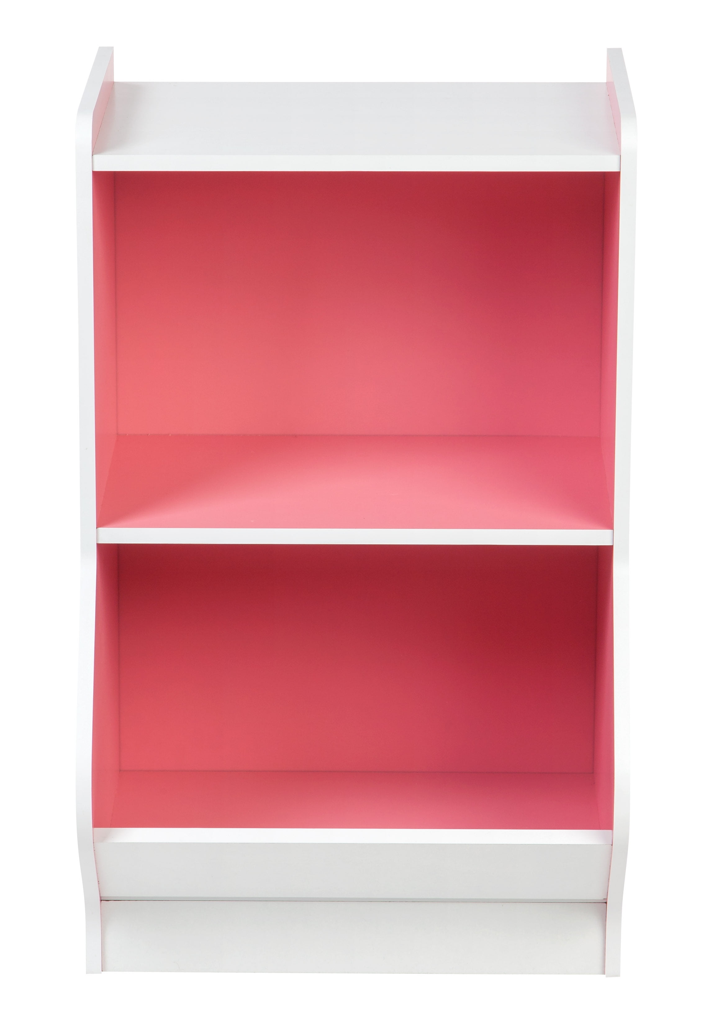 IRIS USA 2-Tier Storage Organizer Shelf with Footboard, White 