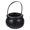 thumbnail image 2 of Black Cauldron Kettle Plastic Witch Kettle Candy Kettle Bucket, 2 of 5
