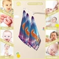 thumbnail image 3 of SKYSONIC Bright Chess Knight Baby Muslin Washcloths Face Towel, 3 PCS Chessboard Burp Cloths Cotton Wipes Infant Wash Cloth for Newborn Boys Girls 12"x12", 3 of 7