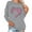 Gray, variant on Patlollav Plus Size Women Print Sweatshirt Casual Long Sleeve Round Neck Tops Loose Shirts Blouse