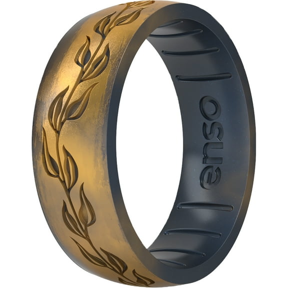 Enso Rings Lord of the Rings Shire Leaf Classic Silicone Ring - 13
