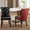 Black, Red, variant on JESTOP Upholstered Nailhead Dining Chair Set of 2, Kitchen & Dining Room Chairs, Tufted Dining Chairs
