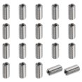 thumbnail image 1 of Unique Bargains Adaptateurs Filetage Manchon Réducteur Écrou M5x0,8 Mâle à M3x0.5 Femelle pour Réparer Insert Écrou Vis Réducteur 10mm 20 Pcs, 1 of 5