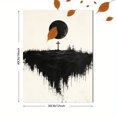 thumbnail image 3 of Qisvanset Framed Canvas Wall Art 12x16 Inch He Is Risen Easter Minimal Jesus Line Art Decor, 3 of 5