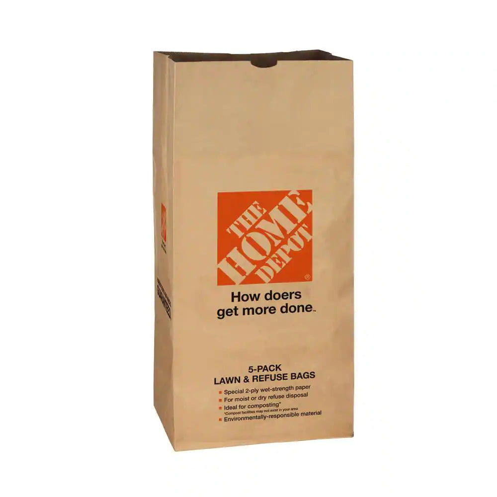 HeavyDuty 30 Gal. Paper Lawn and Leaf Bags 20 Count