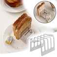 thumbnail image 1 of Iodue Rack Stainless Rack Rack 4 Slot Rack Breakfast Sliced Bread Rack For Baking Kitchen Supplies, 1 of 4