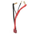 thumbnail image 1 of Línea de Conexión RC, 12aWg t Enchufe Hurbra Cable de Automóvil RC 90 4 mm Banana Macho Macho con una Cabeza de 2 mm para una batería de litio de 2s 7.4v 7.4v, 1 of 7