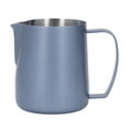 thumbnail image 2 of Milk Frothing Pitcher,450ml 304 Stainless Steel Espresso Milk Frothing Cup Milk Steaming Pitcher Coffee Frother Steamer Jug Espresso Machine Accessories For Cappuccino Latte Art, 2 of 8