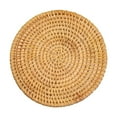 thumbnail image 4 of yotijay 2xRattan Coaster Plate Pad Drink Coaster for Dining Table Coffee Cup Coutertop, 4 of 9