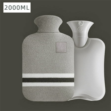 

Hot Water Bottle 2 Liters With Lid Soft Fuzzy Hot Water Bottle For Babies Children And Adults Hot Water Bottle For Friends Birthday Gift Winter Christmas Gift Home Appliances