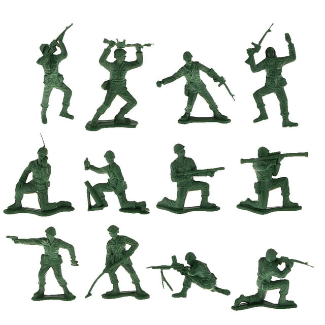Decoración Plástica Sunnimix 12pcs Figuras de plastico