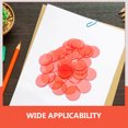 thumbnail image 2 of 100PCS Transparent Bingo Counting Chips for Kids Math Learning Early Education Math Small Round Plastic Markers for Classroom Games Party Supplies, 2 of 8