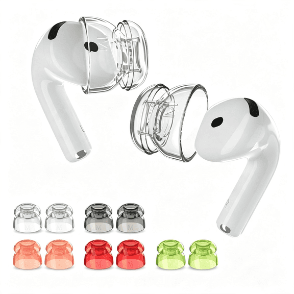 BPPEG 5 Pairs] Ear Tips Cover for Airpods 4 Earbuds (2024), Soft Silicone Earbuds Cover Airpods 4 Accessories Compatible with Airpods 4Th Generation Earbuds [Not Fit in Charging Case] - 5 Color