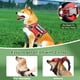 thumbnail image 4 of Set de chaleco, arnés y correa para perros de servicio MOOGROU rojo talla L, 4 of 7