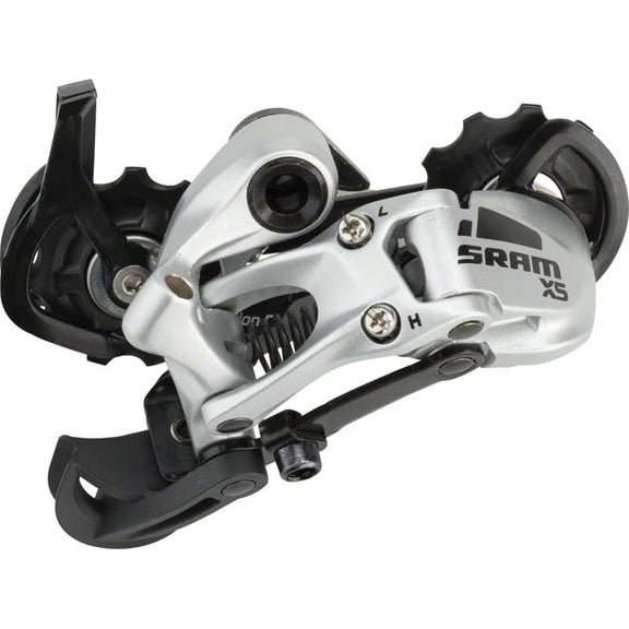 SRAM X5 Rear Derailleur - 9 Speed, Medium Cage, Silver
