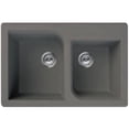 thumbnail image 1 of Transolid 33" x 22" Top Mount Dominica Ragusa Granite Kitchen Sink, Available in Various Colors, 1 of 4
