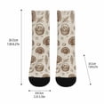 thumbnail image 3 of Unisex Thanksgiving Crew Socks for Men and Women, Fun Festive Theme Printed Casual Socks, Comfortable Cute Mid Calf Fall Sports Sock, 3 of 5