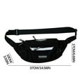 thumbnail image 2 of hengsof New Breast Bag For Men's Japanese Harajuku Work Style Sports Crossbody Bag Trendy Large Capacity Versatile Student Waist Bag, 2 of 5