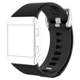 thumbnail image 1 of Correa de silicona para reloj, pulsera, correa de muñeca para Fitbit Ionic (negro L), 1 of 6