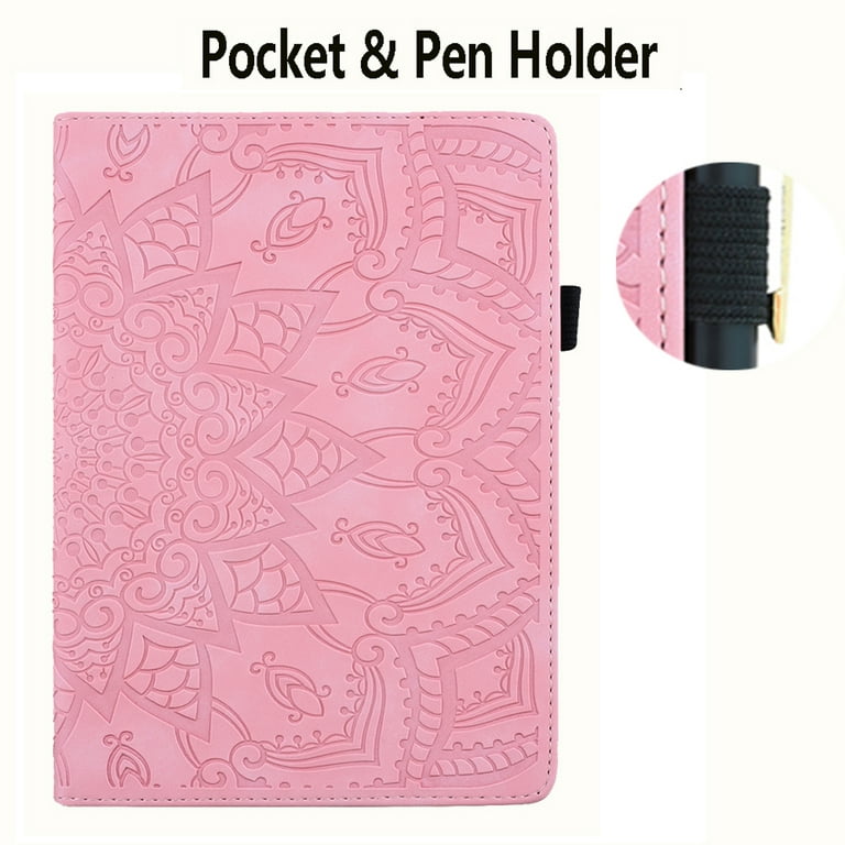 Anti-scratch Tablet Case for  Kindle Paperwhite 5 (2021), Adjustable  Stand Stitching Pattern Printing PU Leather Card Holder Protective Tablet  Cover - Pineapple Wholesale