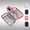 Double Layer - Pink, variant on Large Travel Electronics Organizer Case - Waterproof Tech Pouch & Cable Storage Bag for Chargers, Power Banks, and Cords - Deep Storage Travel Essentials Organizer Black
