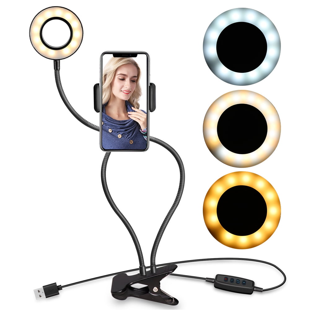 NFTIGB Folding LED Light High Brightness Tattoo Lamp Adjustable Clip On Nail Art Lamp Black, Professional Desktop Curing Dryer for Manicure Pedicure and Precision Beauty Tasks, Portable Tool