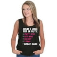 thumbnail image 4 of I Look For In Guys Great Dane Lover Tank Top Tee Shirt Women Brisco Brands S, 4 of 6