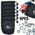 thumbnail image 1 of Shanqu Almacenamiento para Equipos Al Aire Libre Utilidad Hebilla Cuerda Hebilla para Accesorios Pequeños Organizadora Portátil Con Cordón para (Negro I), 1 of 8