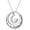 Circle, variant on Urn Necklace for Ashes S925 Sterling Silver Cremation Jewelry for Ashes for Women Memory Ashes Keepsake Jewelry for Human Ashes