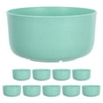 thumbnail image 1 of 10 Pcs Bol en Plastique pour Usage Domestique Repas Quotidien Réutilisable et Multifonctionnel Accessoire pour Soupe et Riz, 1 of 9