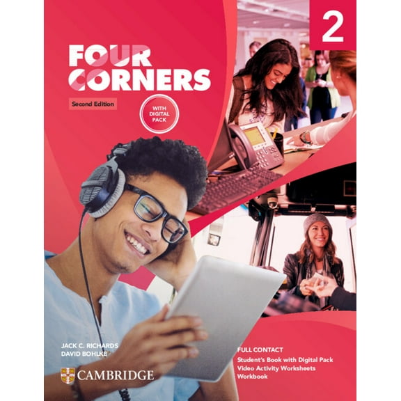 Four Corners Four Corners Level 2 Full Contact with Digital Pack, (Paperback)