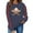 Navy, variant on ZSQDM Womens Hoodless Sweatshirt Casual Thicken Warm Half High Collar Knitted Sweater Base Top Baseball Mom Sweatshirt for Women Crewneck Top Softball Casual Sport Shirt Plush Crew Neck Hoodie(L)