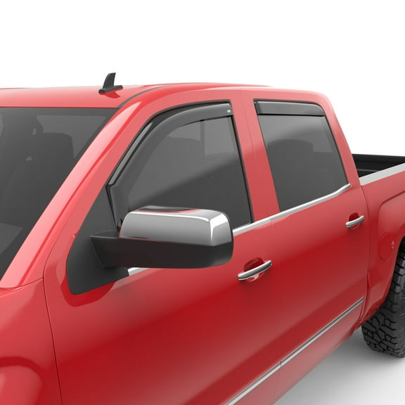 EGR 571671 Side Window Deflector For Select 14-19 Chevrolet GMC Models Fits select: 2015-2018 CHEVROLET SILVERADO K1500 LT, 2014 CHEVROLET SILVERADO K1500