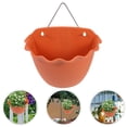 thumbnail image 2 of Red Plastic Hanging Flower Pot for Balcony Garden Yard Decor with Durable Design 1Pc, 2 of 8
