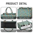 thumbnail image 4 of Large Capacity Tote Bag,Chihuahua and Footprints Handbag Fashion Luxury Tote Bag,15.7"x13"x 5.1" Inches,Laptop Compatible, 4 of 6