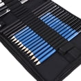 thumbnail image 3 of 33 Pcs Professional Sketching Pencils Set With Storage Bag, Sketching Draw Pens Pencils Graphite Charcoal Sticks Tools For Artist Beginner Student, 3 of 8