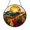 Acrylic 3.5 Inch, variant on Scenic Mountain Window Stained Glass Suncatcher Warm Sunset Decor Hanging Home Accent